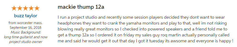 Mackie Thump 12 Review 1