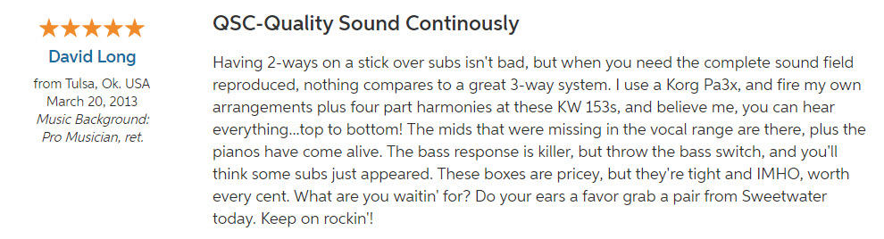 Qsc Kw153 Review 1