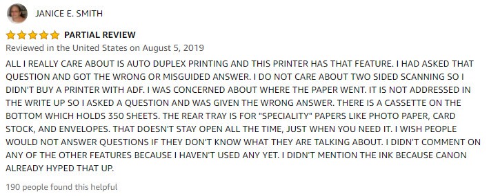 Canon Pixma G4210 Review