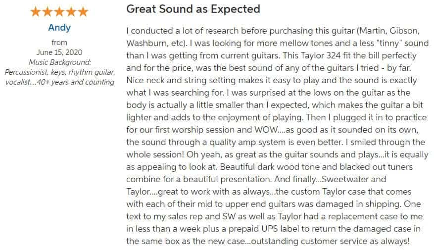 Taylor 324ce Review 1