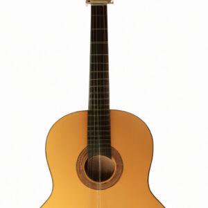 An image showcasing the Cordoba C5-CET: Capture the elegance of this classical guitar with its solid cedar top, mahogany back and sides, and sleek cutaway design, complemented by a natural wood finish