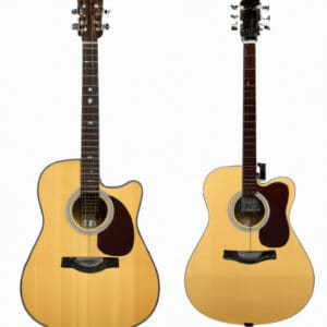 An image showcasing the Fender CC-60s Concert V2 Pack, featuring a sleek, sunburst-finished acoustic guitar with a comfortable concert body shape, complemented by a high-quality gig bag, tuner, picks, and strap