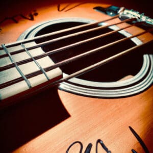 the exquisite craftsmanship of the Martin Guitar OM-42 Natural in a striking image