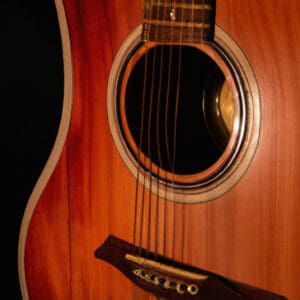 An image showcasing the exquisite craftsmanship of Ortega Guitars