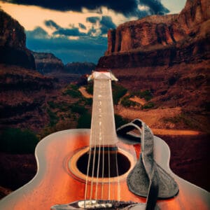 an image capturing the essence of the Traveler Guitar 6 String Pro-Series Antique Brown