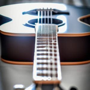 An image showcasing the sleek and elegant Yamaha FGC-TA Guitar