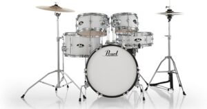 compact beginner drum set