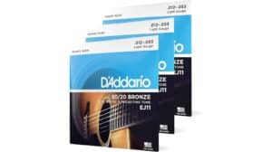 daddario acoustic guitar strings