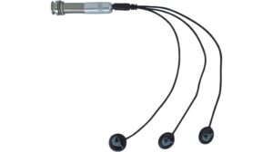 High-quality microphone connection cable with multiple inputs for professional audio equipment and technology. Ideal for audio recording, sound systems, and tech setups.