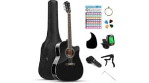 moukey beginner acoustic guitar
