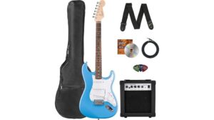 squier stratocaster guitar bundle review