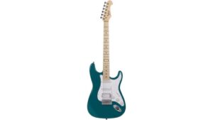 affordable teal electric guitar