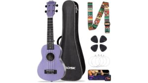 aodsk soprano violet ukulele