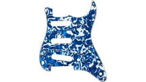 blue swirl pearl pickguard