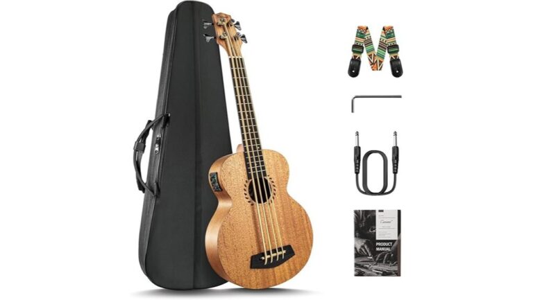 caramel uem48 ukulele bass review
