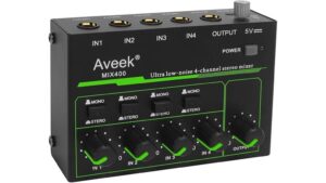 compact four channel mixer