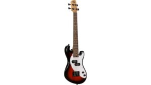 compact shortscale bass guitar