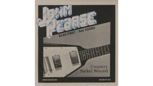 High-quality vintage electric guitar string set labeled "Country Nickel Wound" by Techapel, perfect for vintage guitar enthusiasts seeking authentic sound and style.