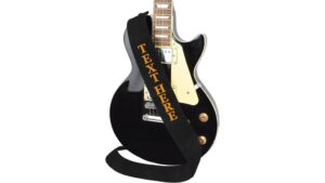 custom art guitar strap