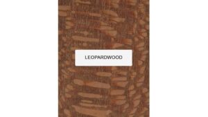 distinctive speckled wood grain