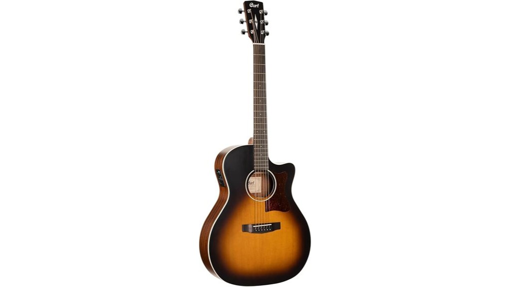 elegant budget acoustic guitar