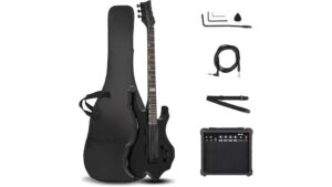 flame design electric guitar