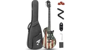 full size flag guitar