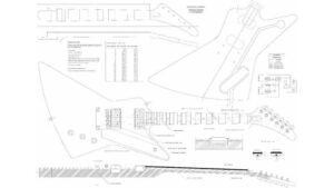 gibson explorer guitar plans