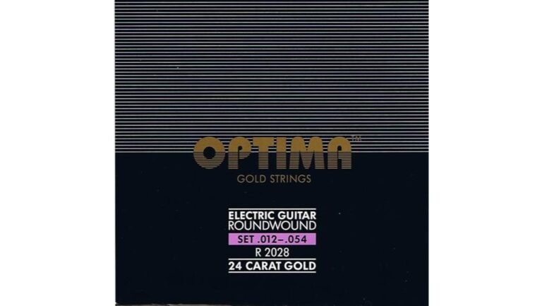 gold plated guitar strings