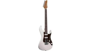 High-quality electric guitar for music enthusiasts and professionals, featuring a sleek design, versatile sound, and reliable performance for various genres.