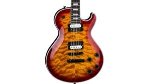 high quality quilt top guitar