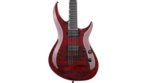 metal guitar with emgs