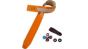 premium leather guitar strap