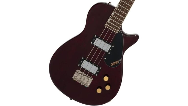 retro styled electric bass