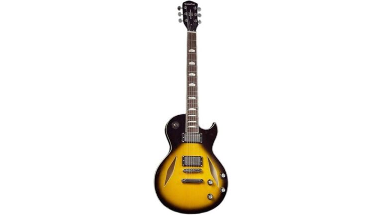 semi hollow body electric guitar