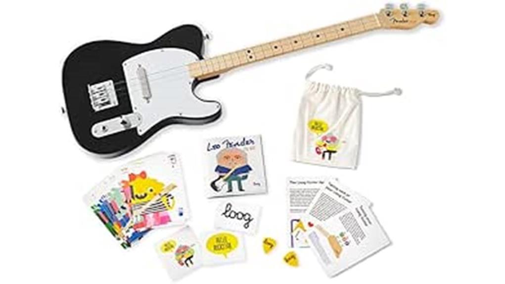 small electric beginner guitar