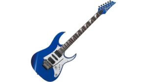 solid metal shredding guitar