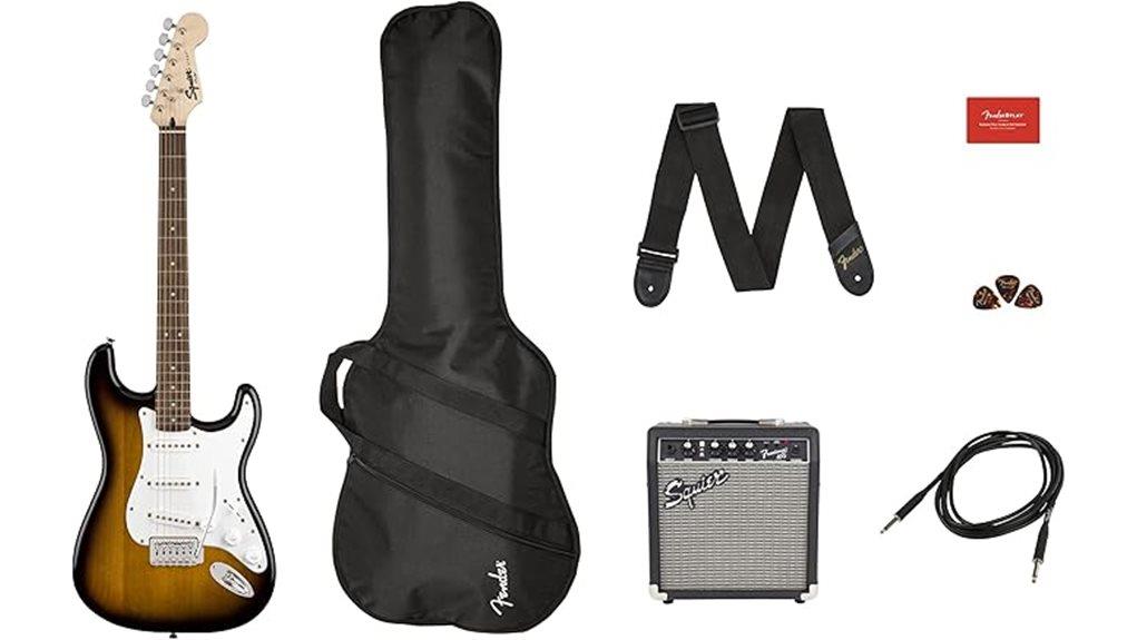 squier stratocaster guitar pack review