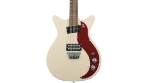 vintage guitar with charm