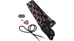 vintage woven guitar strap