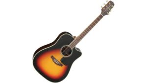 acoustic electric dreadnought sunburst guitar