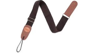 adjustable leather guitar strap