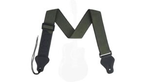 adjustable leather guitar strap