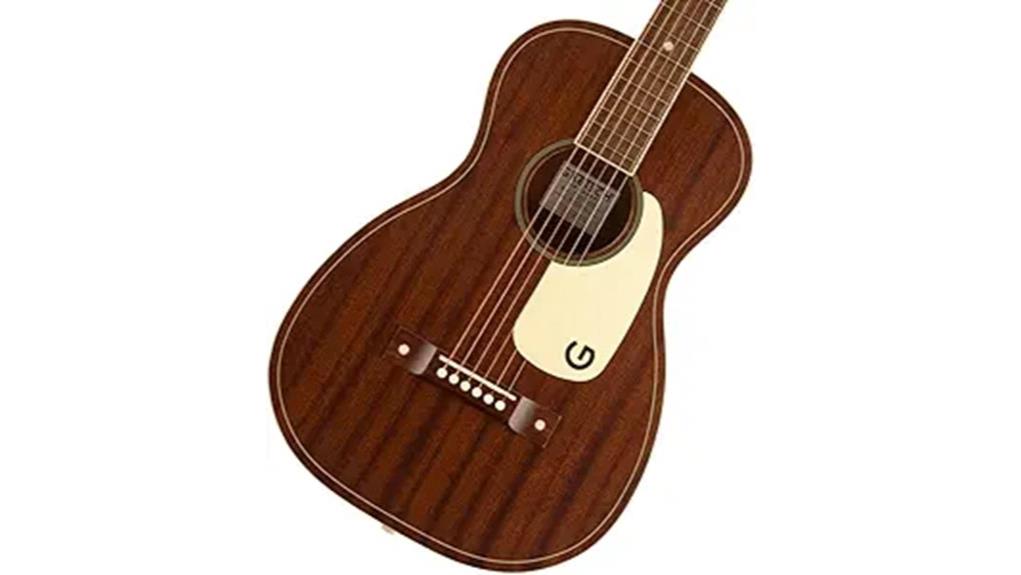 affordable vintage inspired parlor guitar