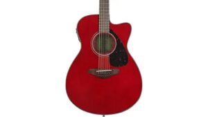 affordable yamaha electro acoustic cutaway