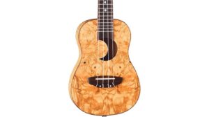 beautiful burl wood ukulele