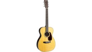 beautiful small bodied guitar