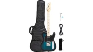 blue electric guitar