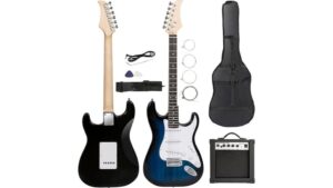 blue electric guitar kit