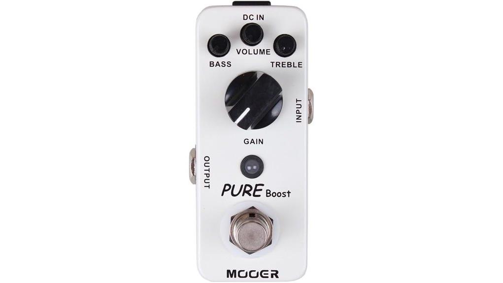 clean transparent boost pedal